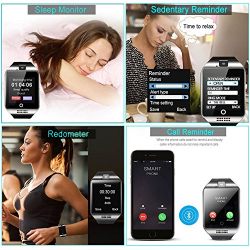 Bluetooth Smart Watch Touchscreen Phone with SIM Card Slot, Waterproof Smartwatch