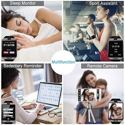 Smart Watch Bluetooth Smartwatch with Camera TouchScreen SIM Card Slot, Waterproof Phones Smart Wrist Watch Sports Fitness Tracker Compatible with iPhone Android Samsung Huawei Sony for Kids Men Women