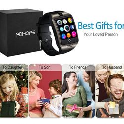 Smart Watch Bluetooth Smartwatch with Camera TouchScreen SIM Card Slot, Waterproof Phones Smart Wrist Watch Sports Fitness Tracker Compatible with iPhone Android Samsung Huawei Sony for Kids Men Women