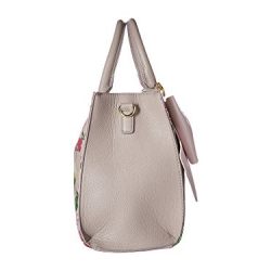Betsey Johnson Womens Double Zip Satchel Grey/Multi One Size
