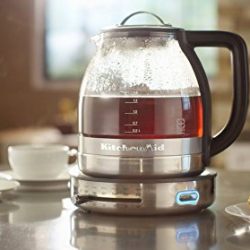 Experience the Perfect Brew with the KitchenAid Electric Glass Tea Kettle - Unleash the Aromas of Every Tea Variety