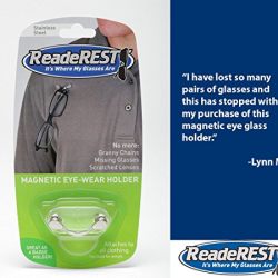 ReadeREST Shark Tank Product, 6-Pack Stainless Steel Eyeglass Holders