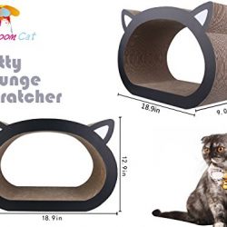 MushroomCat Cat Face Ultimate Scratcher Lounge Bed