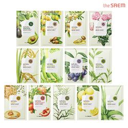 [the SAEM] Natural Facial Mask Sheet 21ml Combo Set (13 Pack)