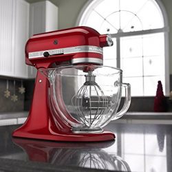 KitchenAid 5-Qt. Artisan Design Series with Glass Bowl - Candy Apple Red