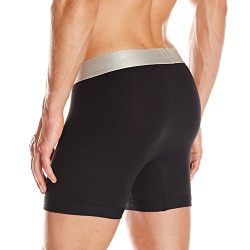 Calvin Klein Men's Steel Micro Boxer Brief, Black, Medium