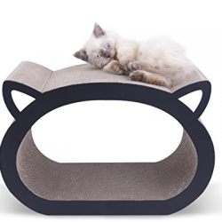 MushroomCat Cat Face Ultimate Scratcher Lounge Bed