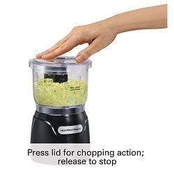 Hamilton Beach Stack & Press 3 Cup Chopper, Black