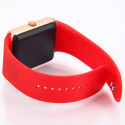 CNPGD All-in-1 Smartwatch and Watch Cell Phone Red for iPhone, Android