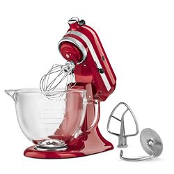KitchenAid 5-Qt. Artisan Design Series with Glass Bowl - Candy Apple Red
