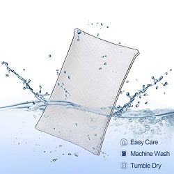 Gusseted Bed Pillows Customizable (2-Pack) Super Soft & Comfortable Hypoallergenic