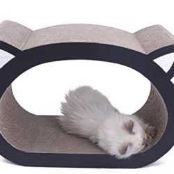 MushroomCat Cat Face Ultimate Scratcher Lounge Bed
