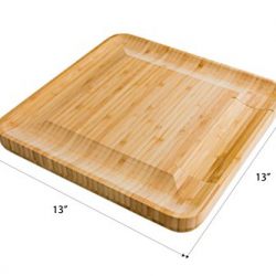Charcuterie Platter and Serving Meat Board with Slide-out Drawer