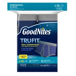 GoodNites Tru-Fit Real Underwear with Nighttime Protection Starter Pack for Boys