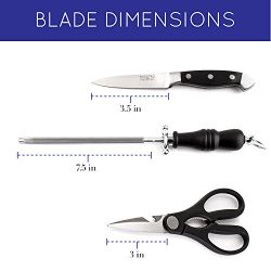 Maestro Cutlery Volken Series German High Carbon 15 Piece Knife Set