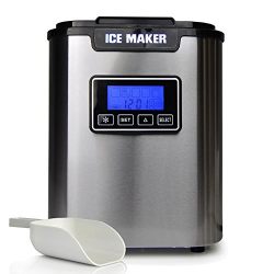 Upgraded NutriChef Portable Digital Ice Maker Machine