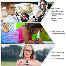 Bluetooth Smart Watch Touchscreen Phone with SIM Card Slot, Waterproof Smartwatch
