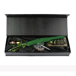 Pen Set Antique Feather Copper Pen Nibbed Pen Writing Quill Feather