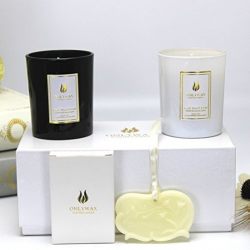 Scented Candles Lavender and Vanilla with Natural Essential Oils