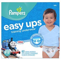 Pampers Easy Ups Training Pants Pull On Disposable Diapers for Boys Size 6