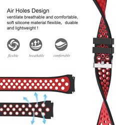 Samsung Gear S3 Frontier and Classic Watch, CreateGreat Soft Replacement Breathable Sport Bands