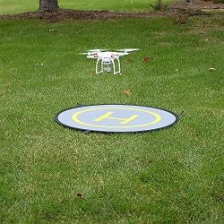 Fotodiox 42" Collapsible Drone Launch Pad - Fast-Fold Portable Landing Pad Apron for RC Drone