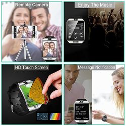 Bluetooth Smart Watch Touchscreen Phone with SIM Card Slot, Waterproof Smartwatch