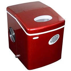 NewAir AI-100R 28-Pound Portable Icemaker, Red