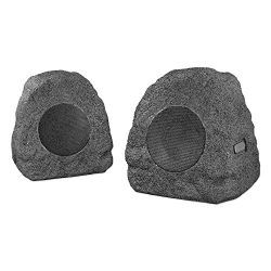 Innovative Technology Premium 5-Watt Bluetooth Outdoor Rock Speakers