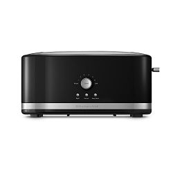 KitchenAid 4 Slice Long Slot Toaster with High Lift Lever, Onyx Black