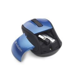 Verbatim Wireless Mini Nano Travel Mouse, Blue