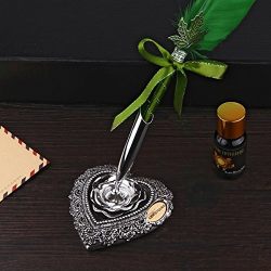 Pen Set Antique Feather Copper Pen Nibbed Pen Writing Quill Feather