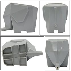 Cute Elephant Design Plastic Cutlery Drainer Storage Holder Box