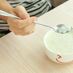 YJYdada Long Handle Tea Coffee Spoons Ice Cream Cutlery (A)