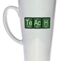 Teach Periodic Table of Elements Tall Coffee or Tea Mug - Green