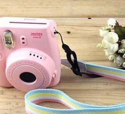 Woodmin Adjustable Shoulder Belt for Fuji Instant Mini Camera