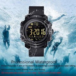 LEMFO LF19 Digital Men's Smart Watch IP68 Waterproof 5ATM Call SMS Notification