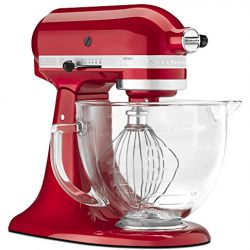 KitchenAid 5-Qt. Artisan Design Series with Glass Bowl - Candy Apple Red