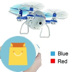 Tech RC Nano Mini Bee RC Drone Quadcopter with HD Camera Live Video
