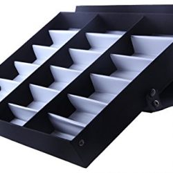 Eyewear Storage Tray Display Case - 18 Slots Eyeglasses Sunglasses