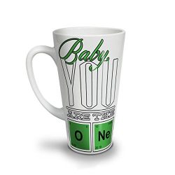 The One Chemistry Geek Periodic White Ceramic Latte Mug