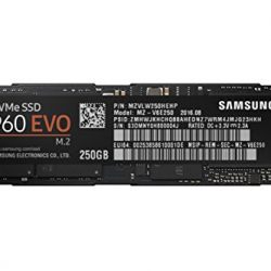 Samsung 960 EVO Series - 250GB PCIe NVMe - M.2 Internal SSD