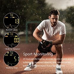LEMFO LF19 Digital Men's Smart Watch IP68 Waterproof 5ATM Call SMS Notification