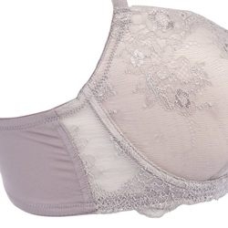 Betsey Johnson 2 Pack Women Longline Lace Balconette Bras Cute Sexy Underwire Ladies Push-Up Support