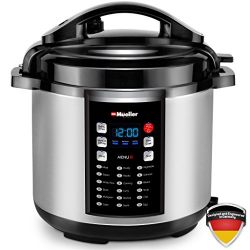 Pressure Cooker with German ThermaV Tech, Cook 2 Dishes at Once