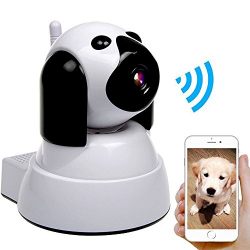 Dog IP Cam Wireless Security Camera HD 720P WiFi Baby Cam Pet Monitor Pan