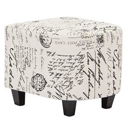 Modern Contemporary Upholstered Barrel Accent Chair w/ Ottoman