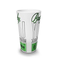 The One Chemistry Geek Periodic White Ceramic Latte Mug
