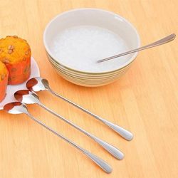 YJYdada Long Handle Tea Coffee Spoons Ice Cream Cutlery (A)