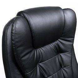 Big & Tall Office Chair with High Back Thick Seat and Adjustable Armrest Tilt Function